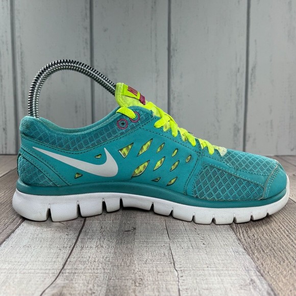 Nike Flex 2013 Run Women's Running Shoes Sneakers Teal Size 7 580440-300 - Picture 5 of 12